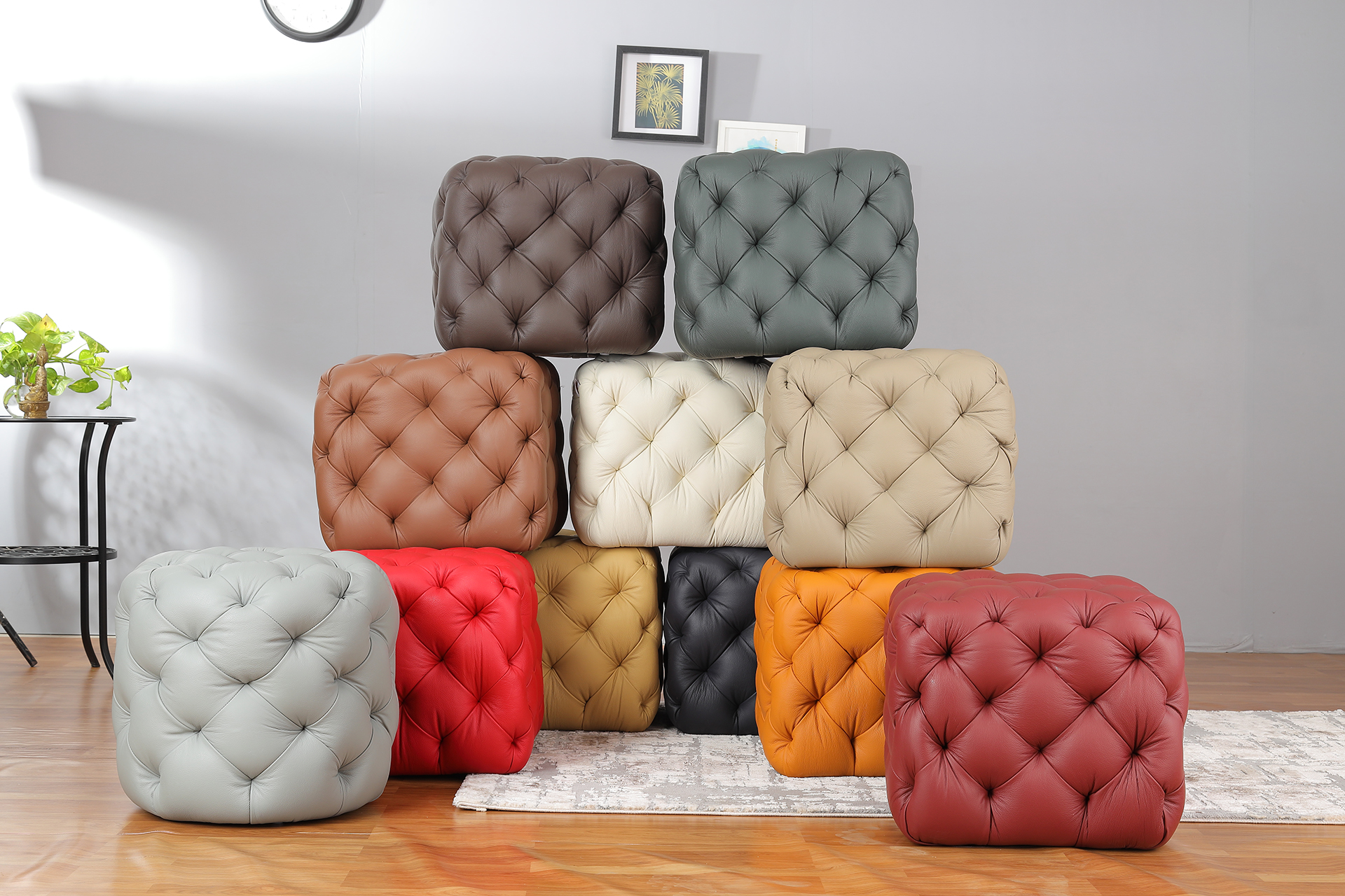 Designer ottoman stool furniture photography by 3WINGS PHOTOGRAPHY Hyderabad