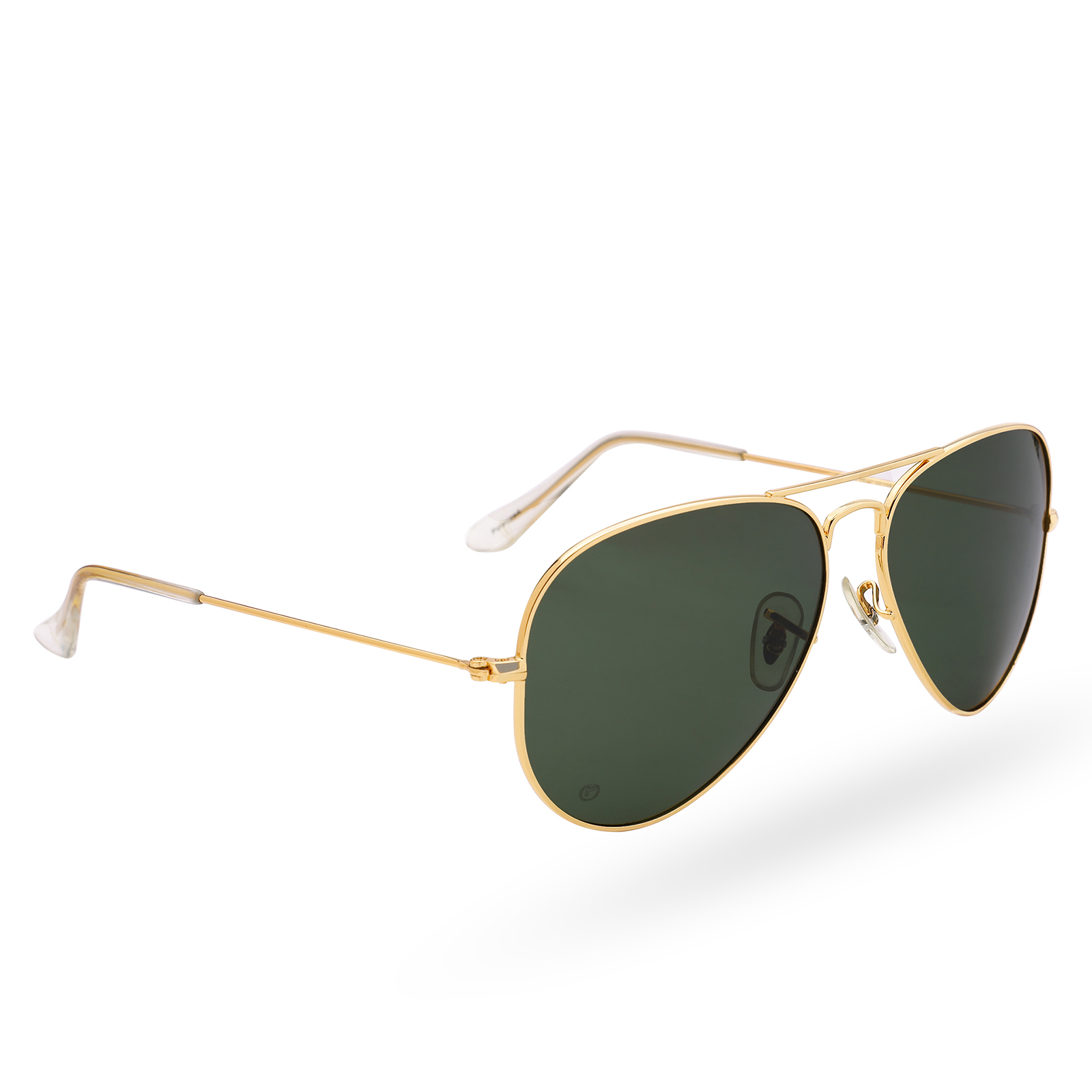 Premium sunglasses product photography with clean background and minimal commercial styling