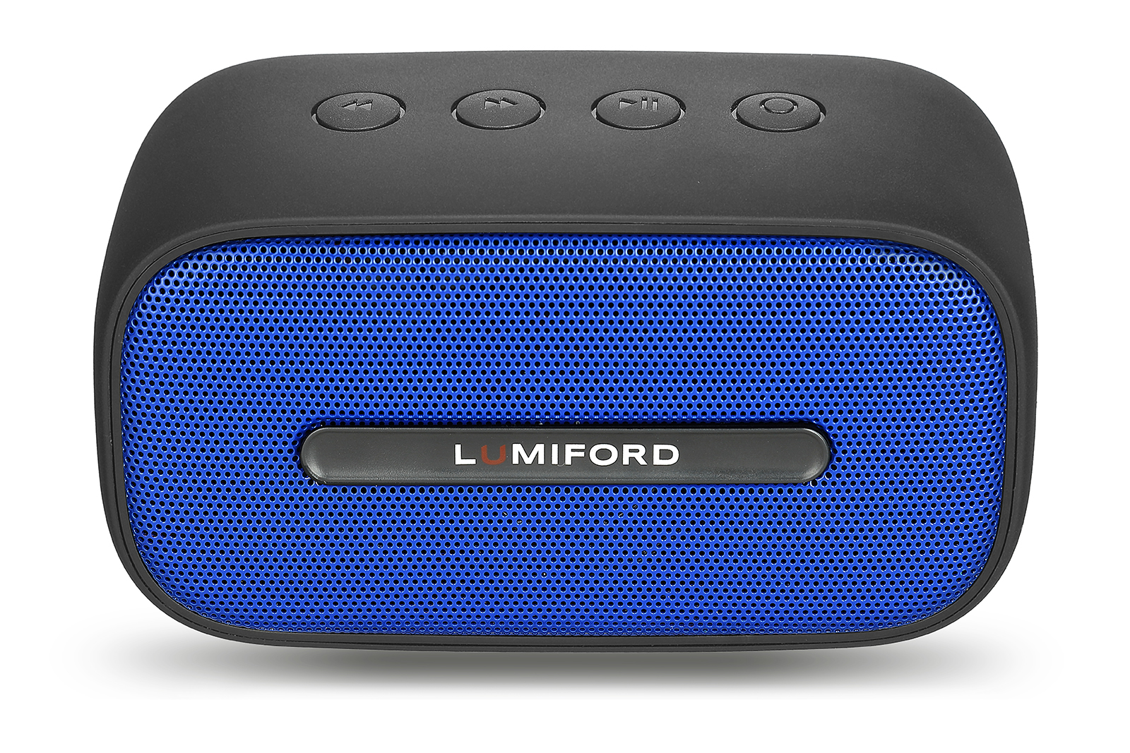 Blue portable Bluetooth speaker product photography by 3WINGS PHOTOGRAPHY Hyderabad
