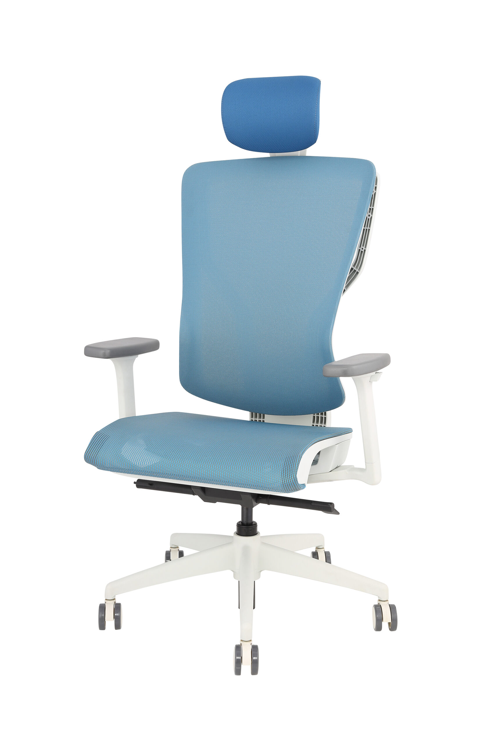 Blue ergonomic office chair photography by 3WINGS PHOTOGRAPHY Hyderabad