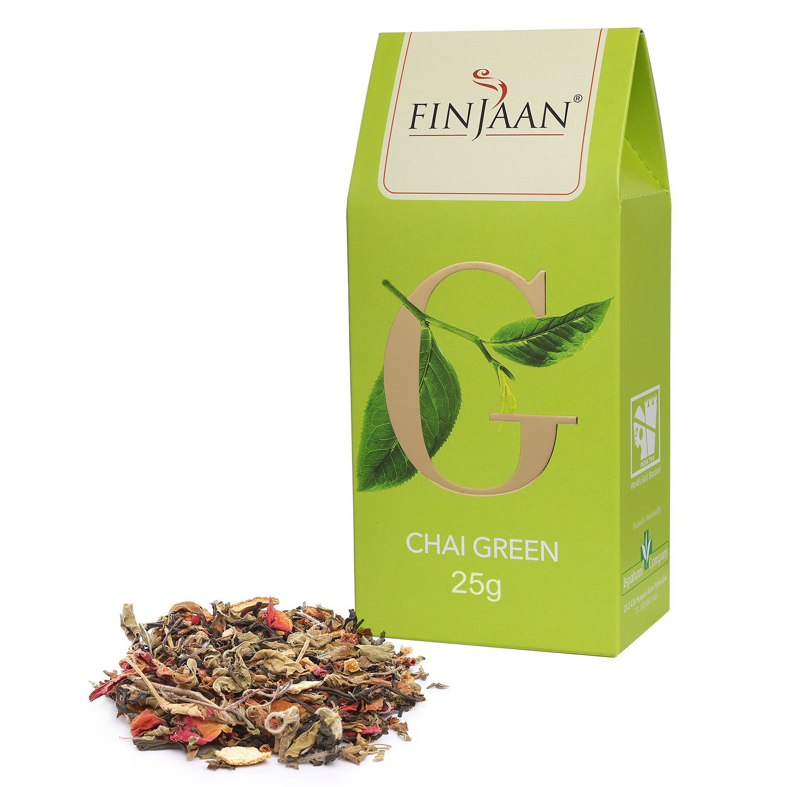 green tea packaging product photography hyderabad | fmcg product shoot