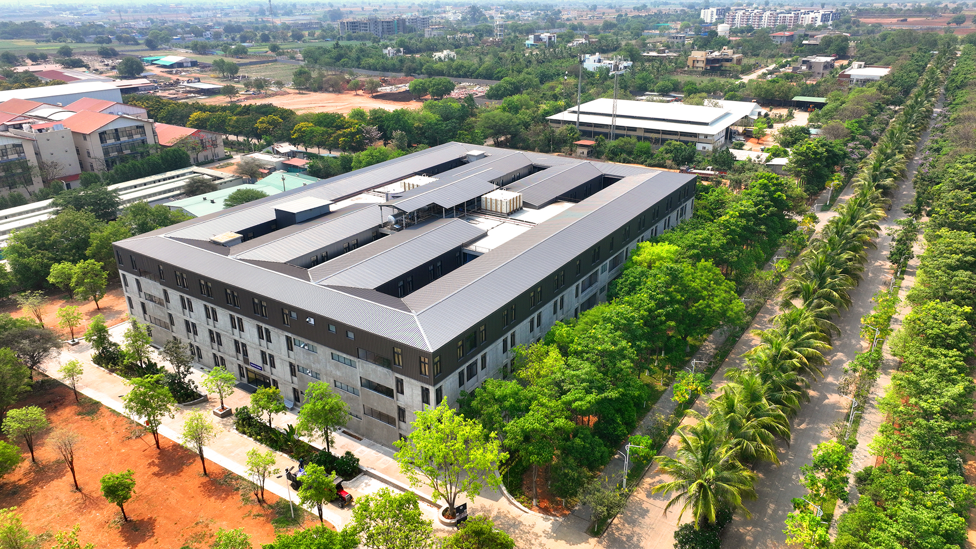 Industrial Aerial Factory Photography Hyderabad | 3WINGS PHOTOGRAPHY