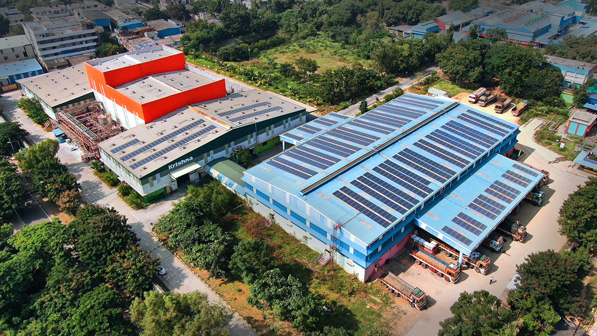 industrial factory drone photography hyderabad 3wings