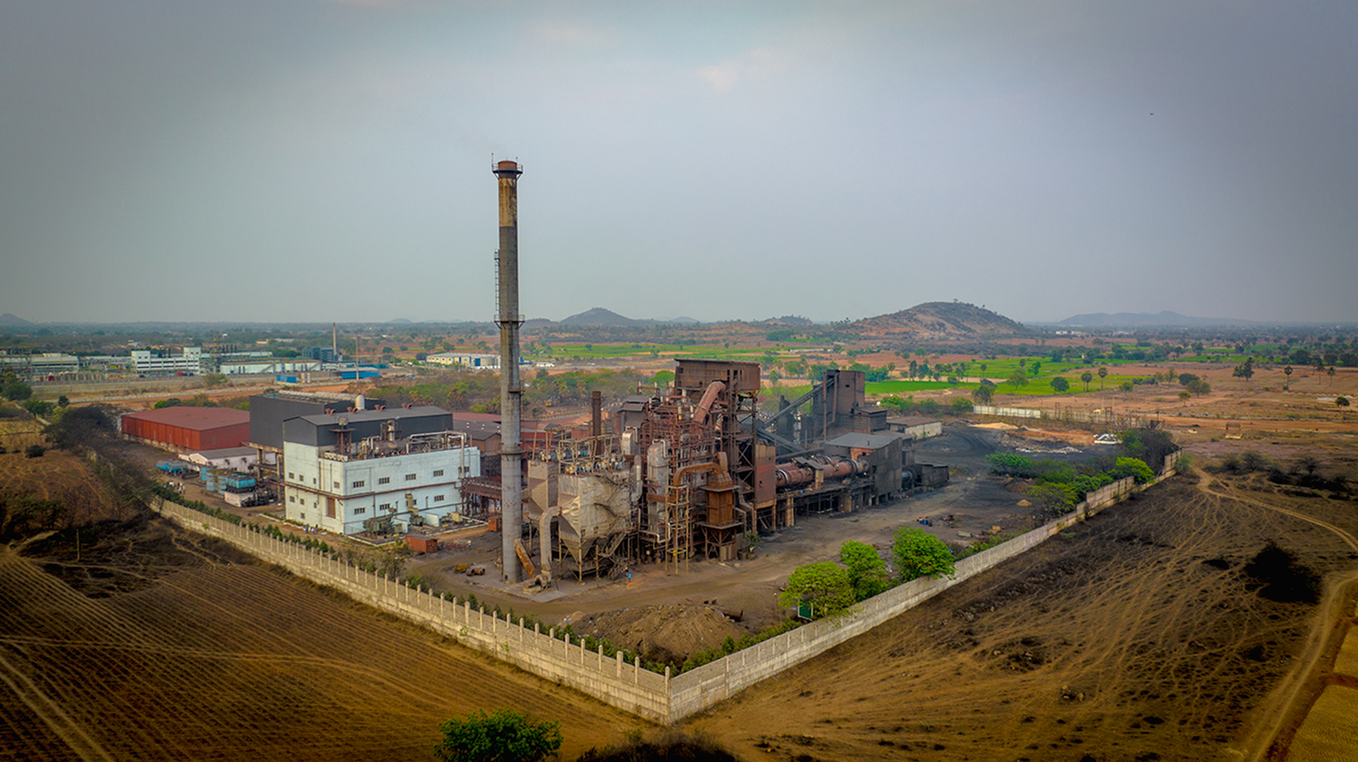 industrial plant drone photography hyderabad