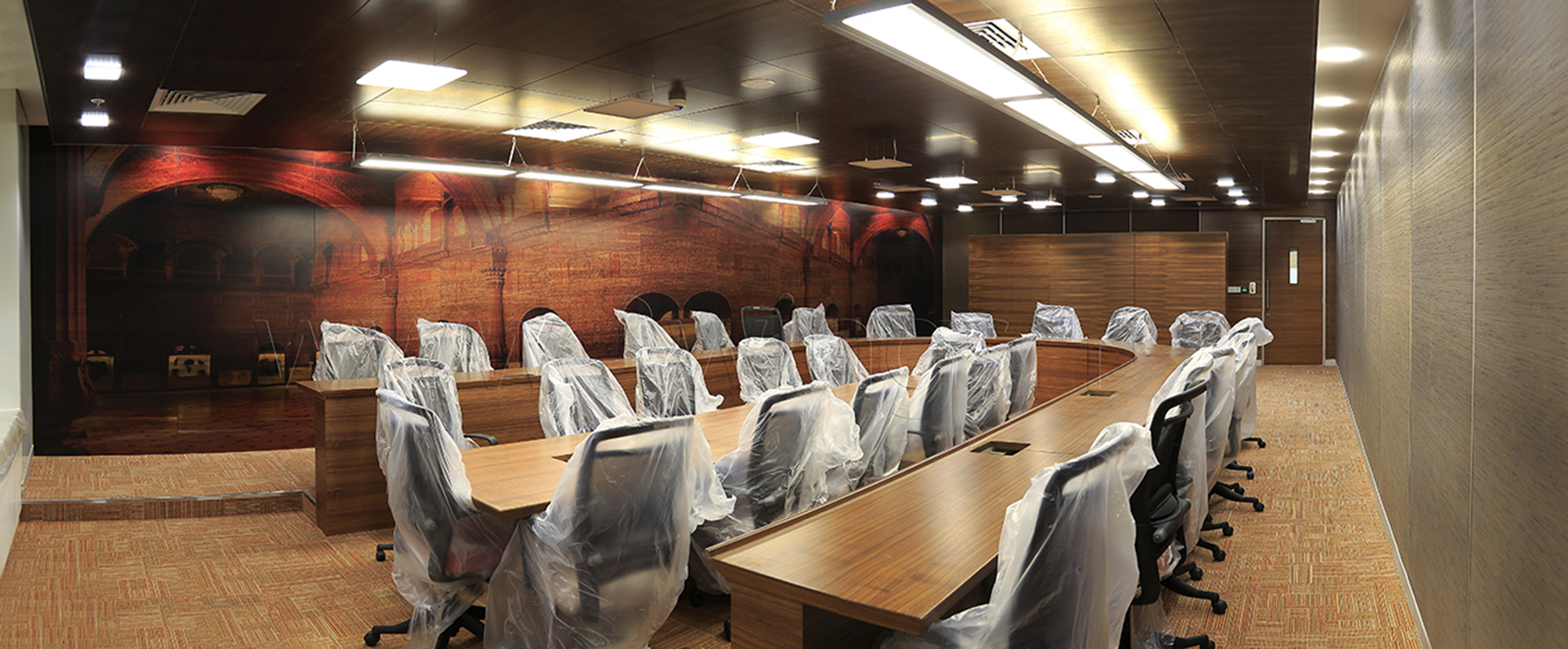 luxury boardroom interior photography | modern conference room d