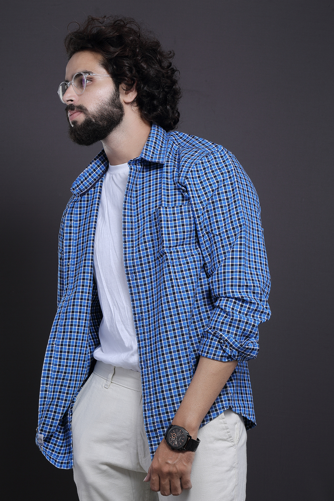 men’s casual fashion model photography
