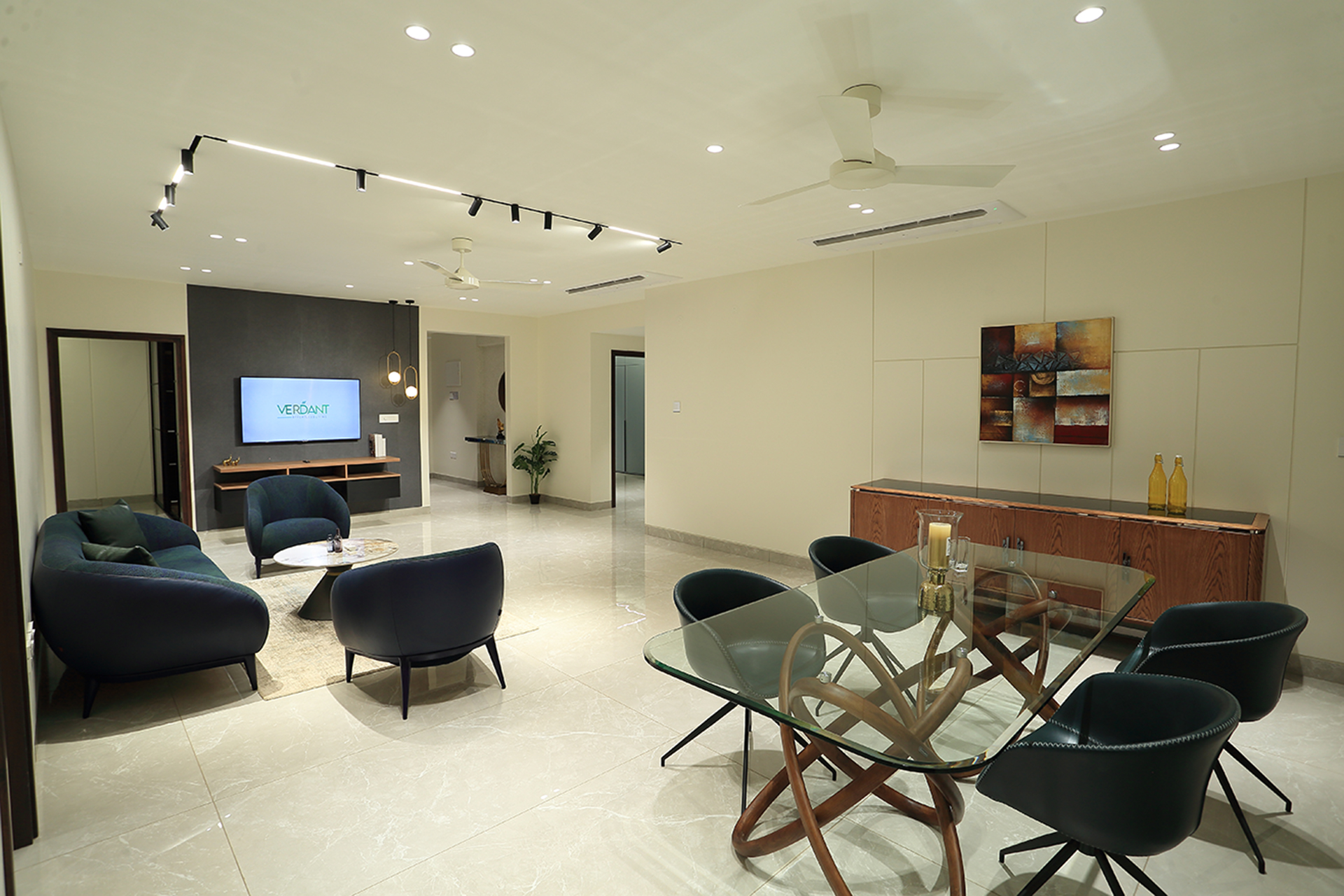 modern dining room interior photography | luxury apartment dinin
