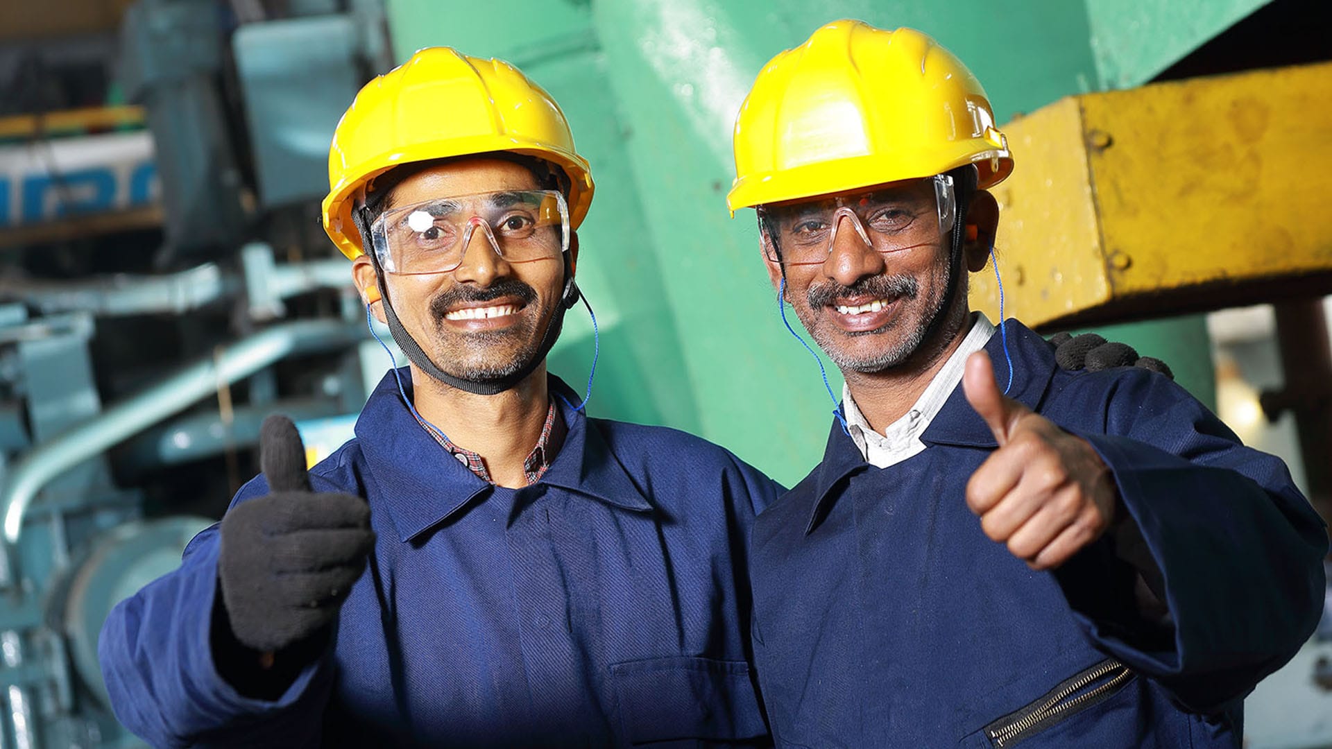 professional industrial workers team portrait | factory photography hyderabad